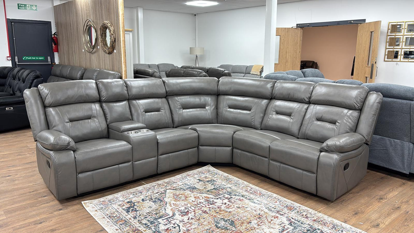 Poppy Manuel Corner Recliner Sofa