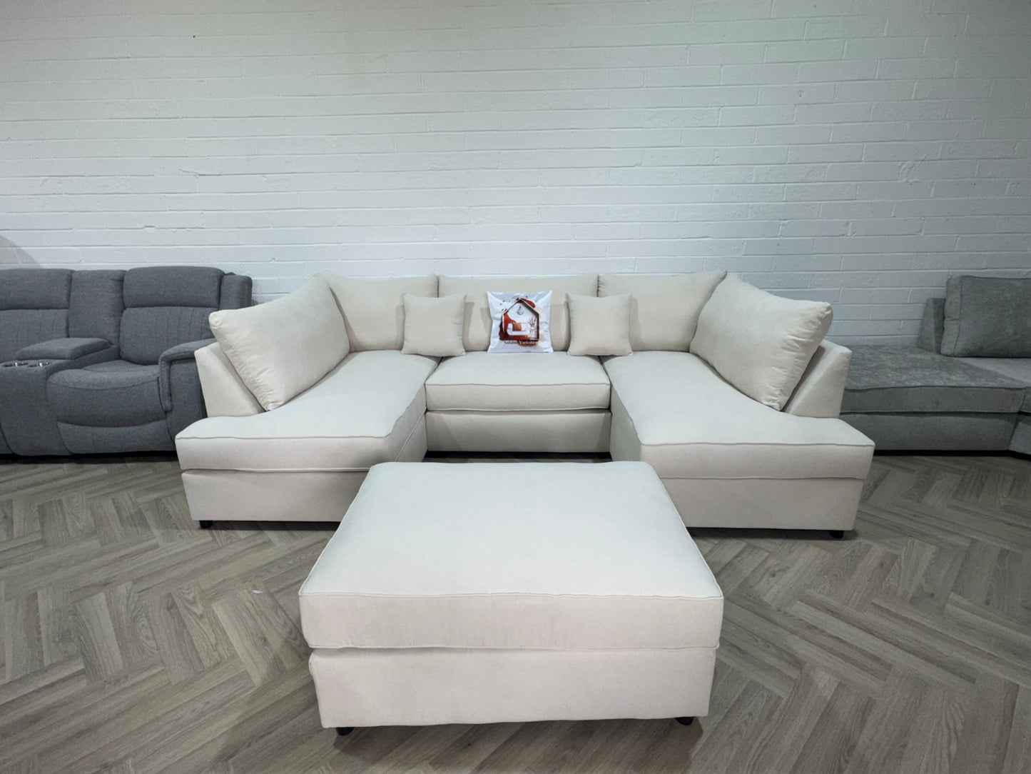 Venice U-Shape Sofa - Footstool Included