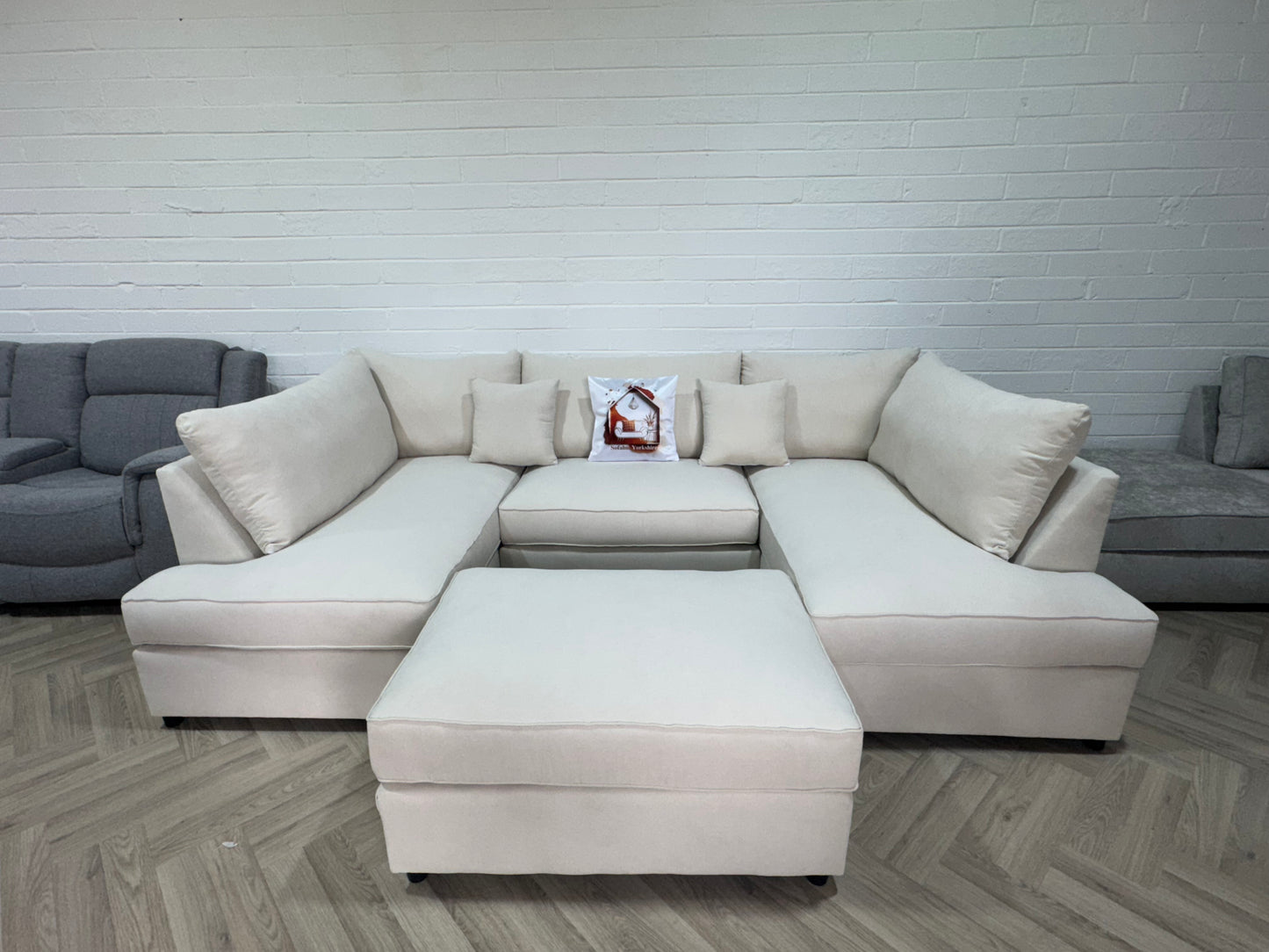 Venice U-Shape Sofa - Footstool Included