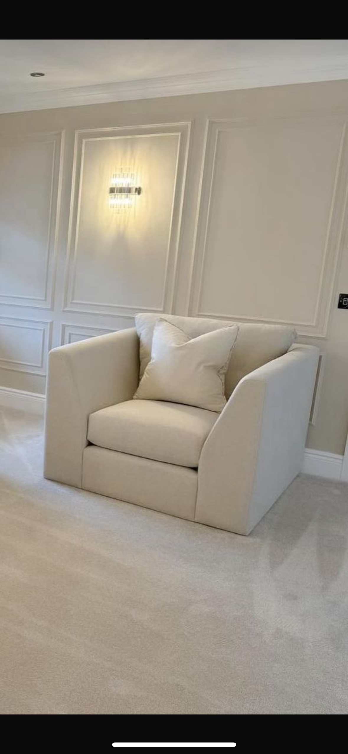 Venice Sofa Cream U Shape Corner - Footstool Included - Any Colour