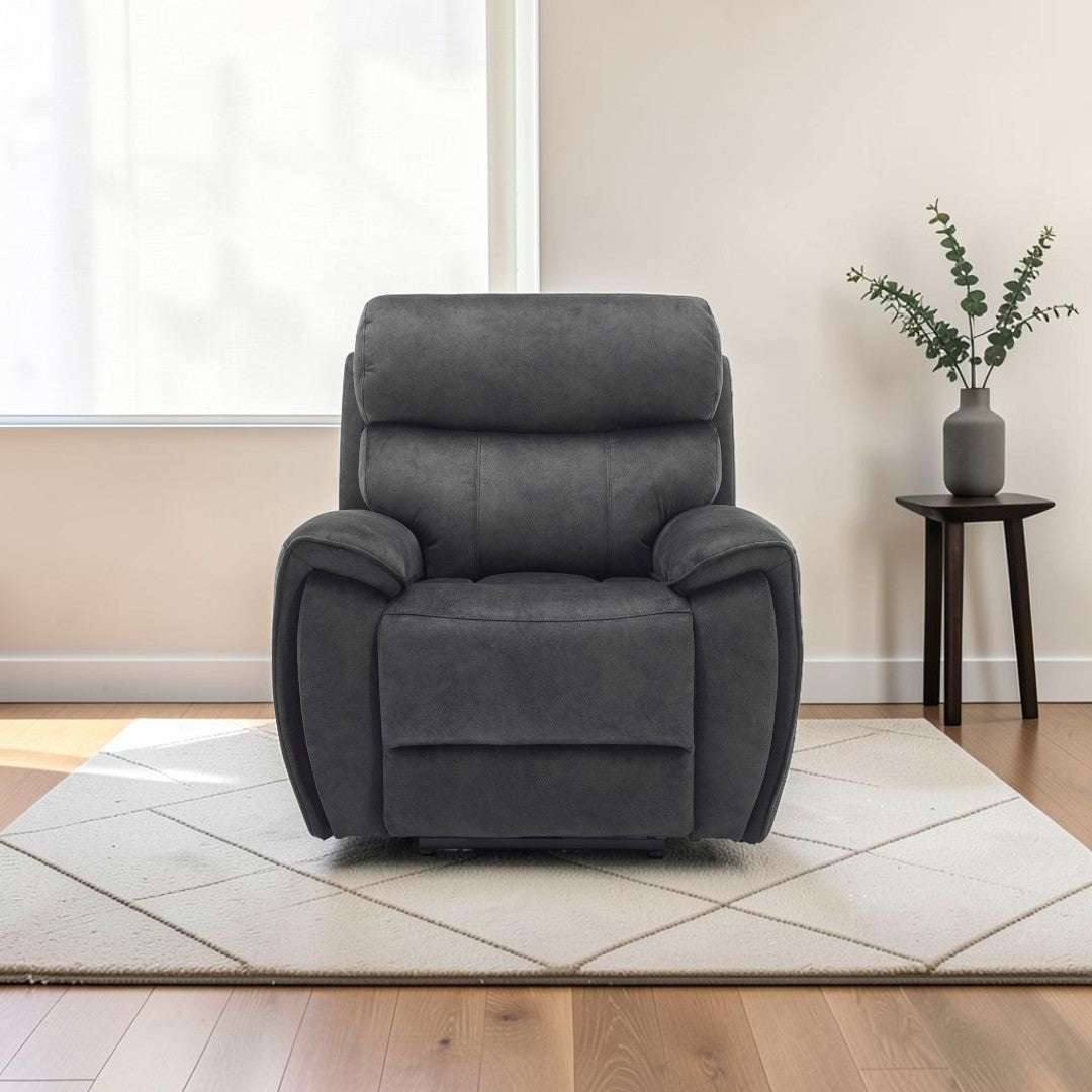 Amber Graphite Power Recliner Chair