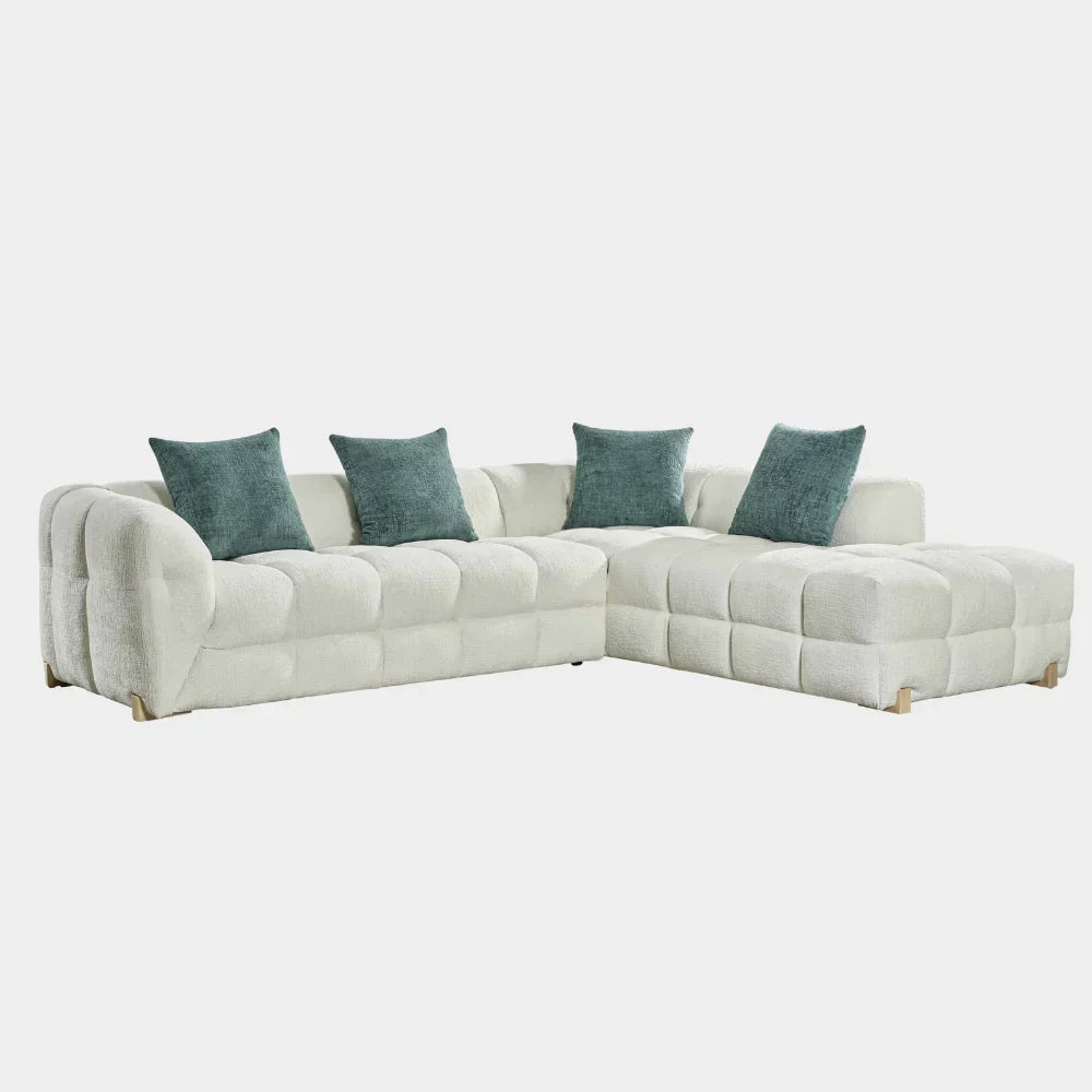 Genoa Sofa Beige Right Hand Corner