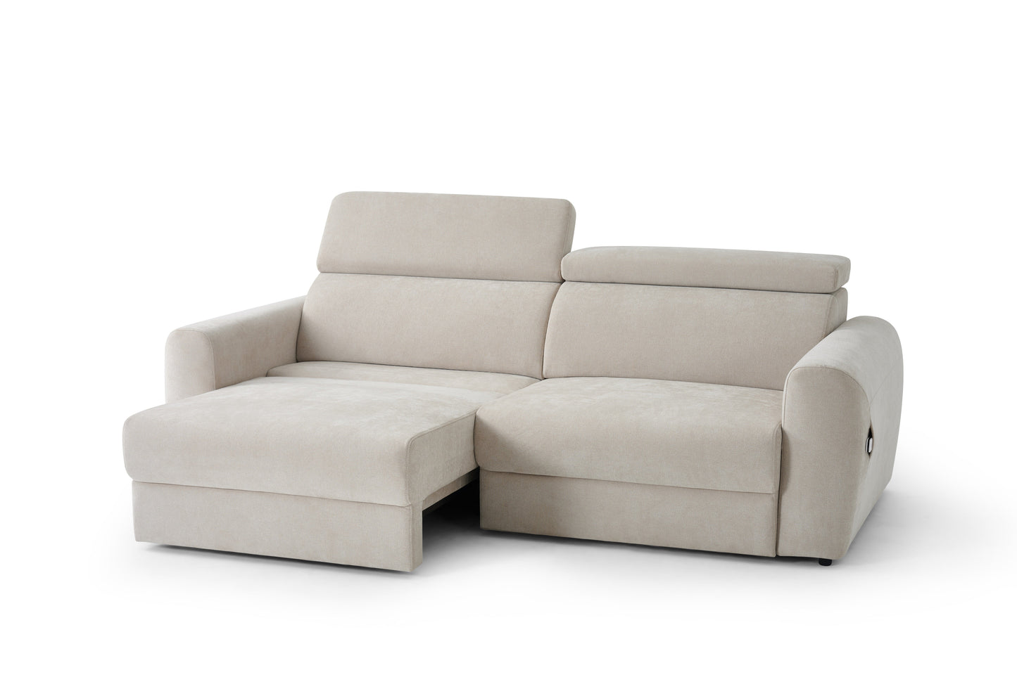 Nolan Electric Sofabed Beige 3 Seater