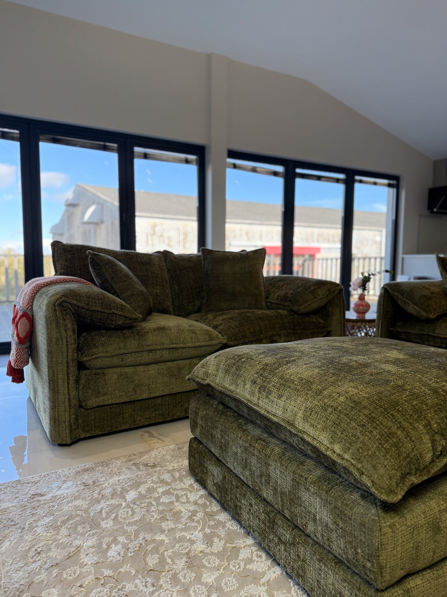 Astoria Sofa Green 2 Seater