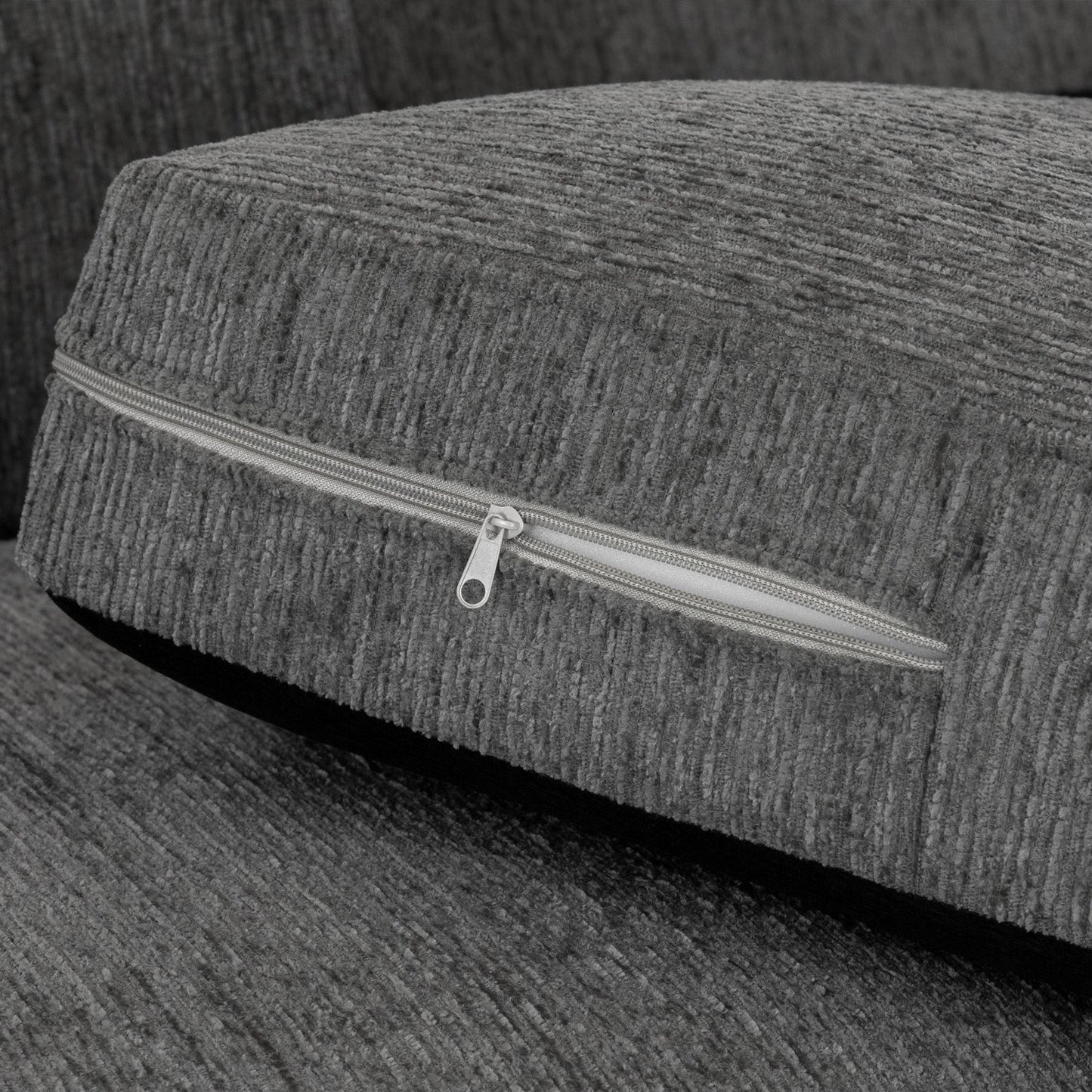 Nova Sofa Grey Footstool
