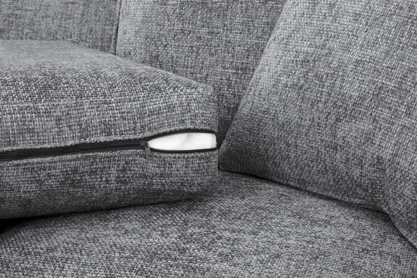 Nebraska Sofa Grey 3 Seater