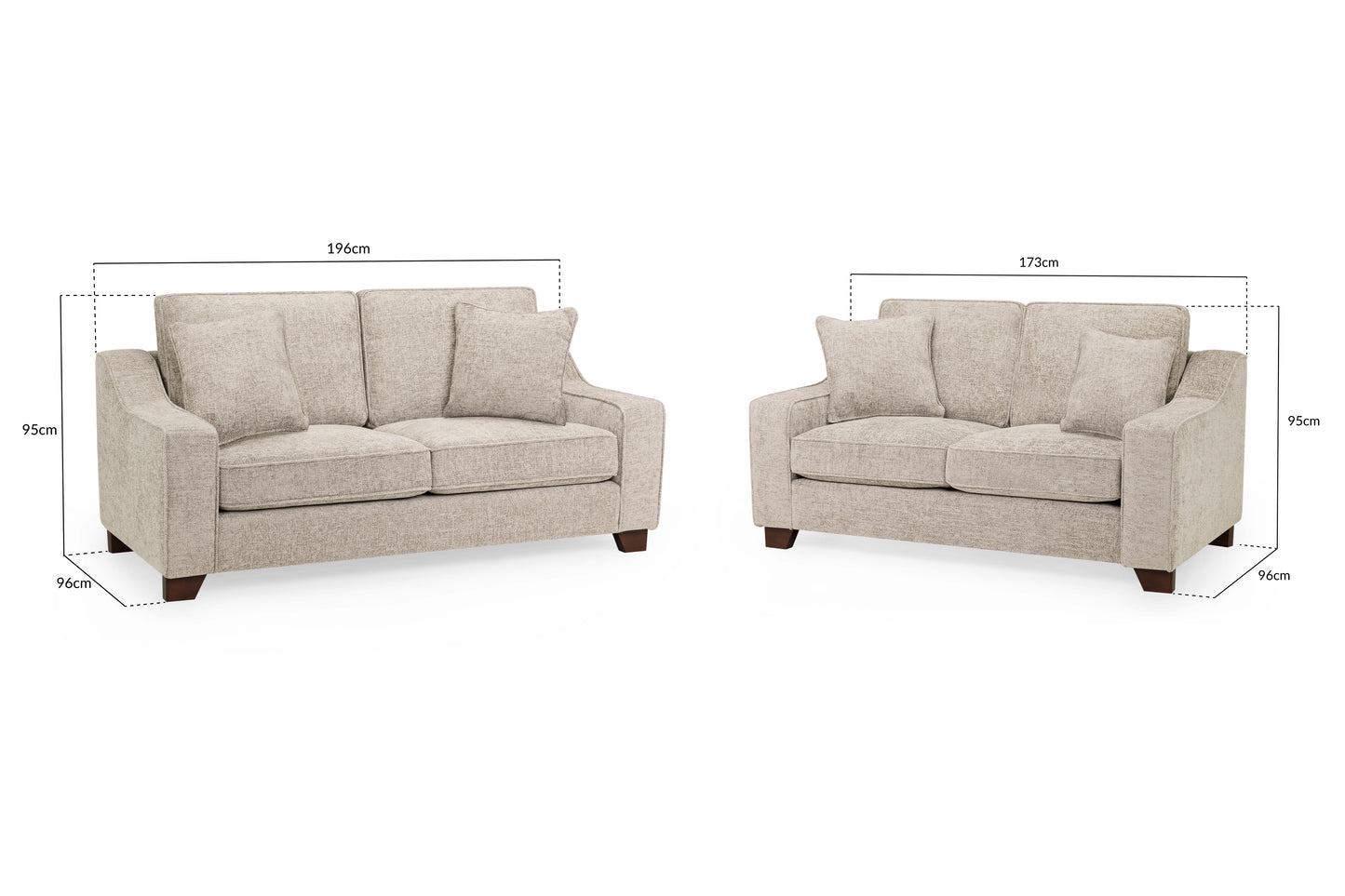 Nebraska Stone 3+2 Seater Sofa Set