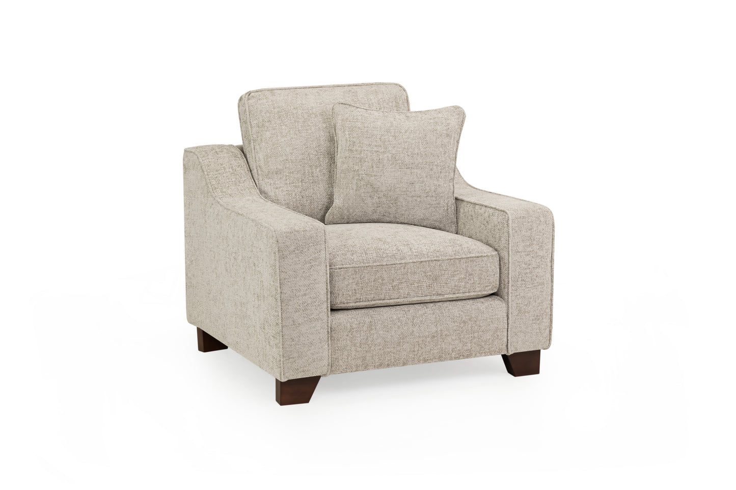 Ontra Grey Large Fabric Corner Sofa