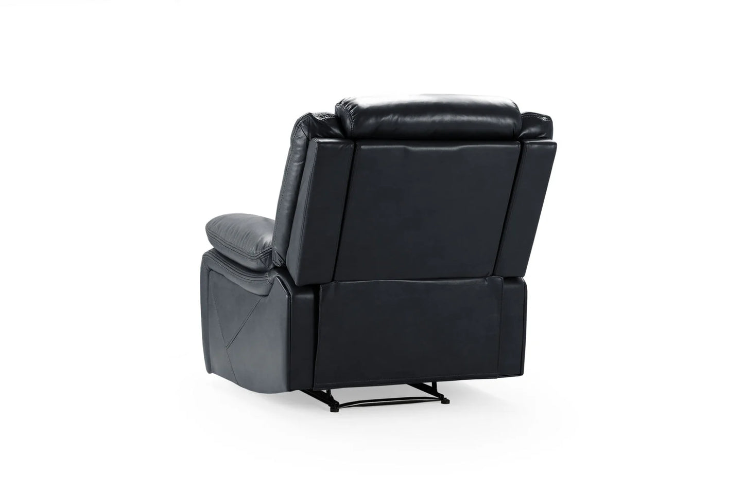 Poppy Faux Leather Black Armchair Sofa