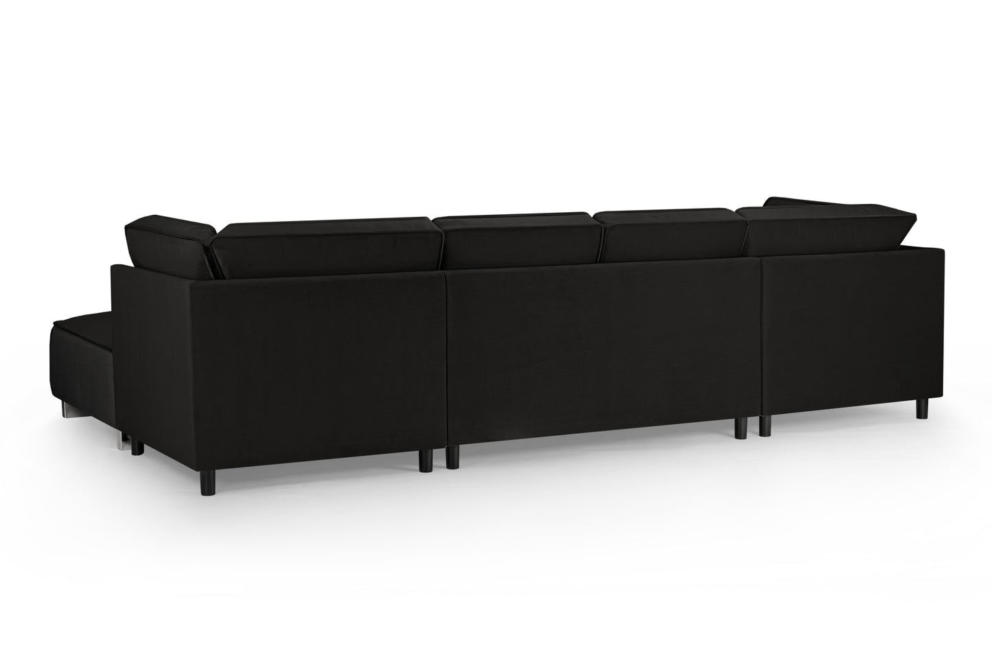 Sloane Plush Velvet U-Shape Sofa