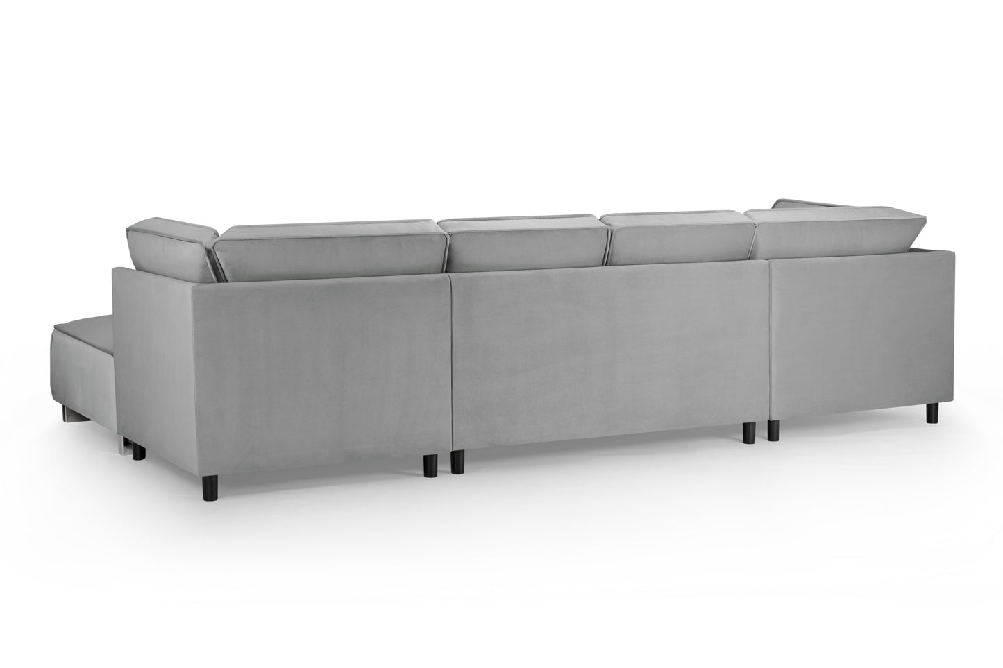 Sloane Plush Velvet U-Shape Sofa