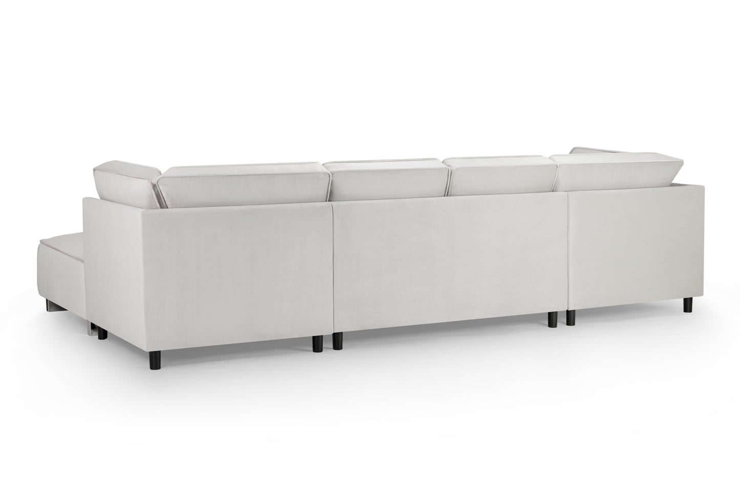 Sloane Plush Velvet U-Shape Sofa