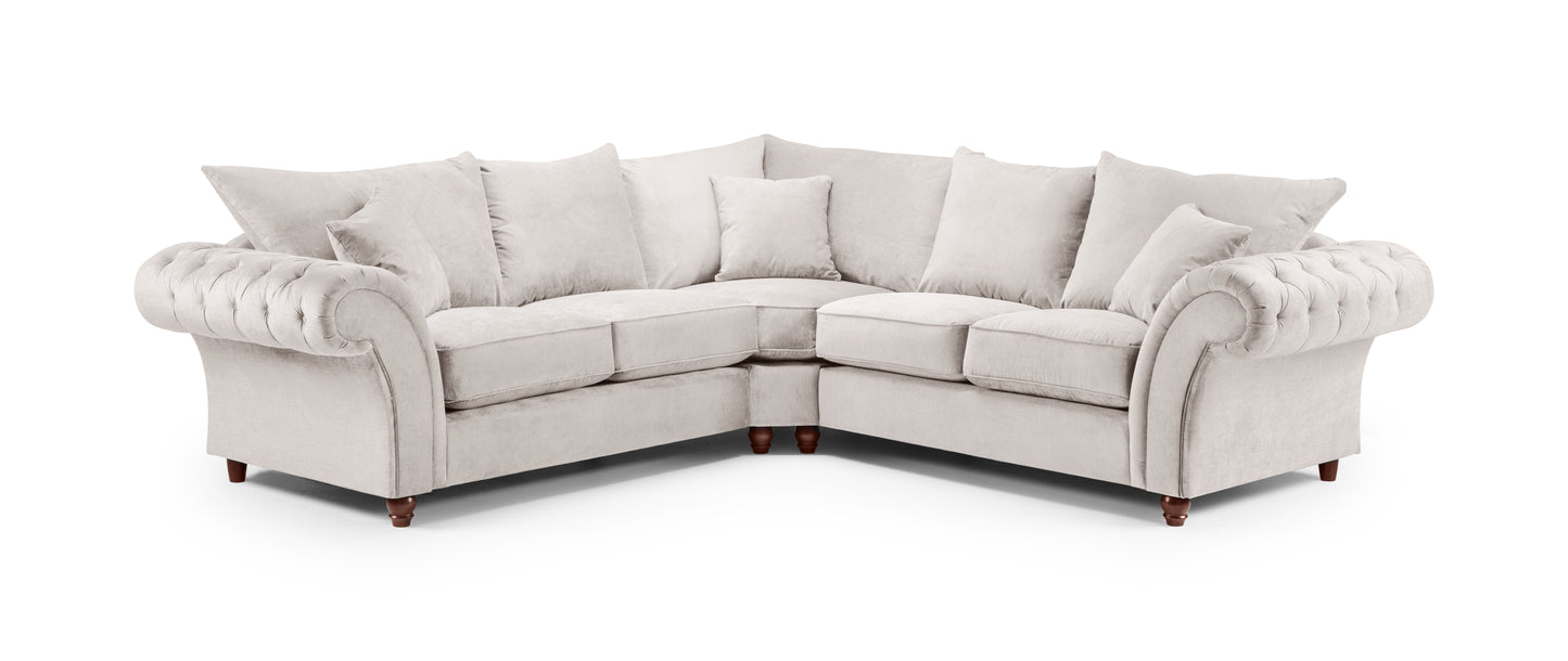 Windsor Fabric Chesterfield Corner Sofa