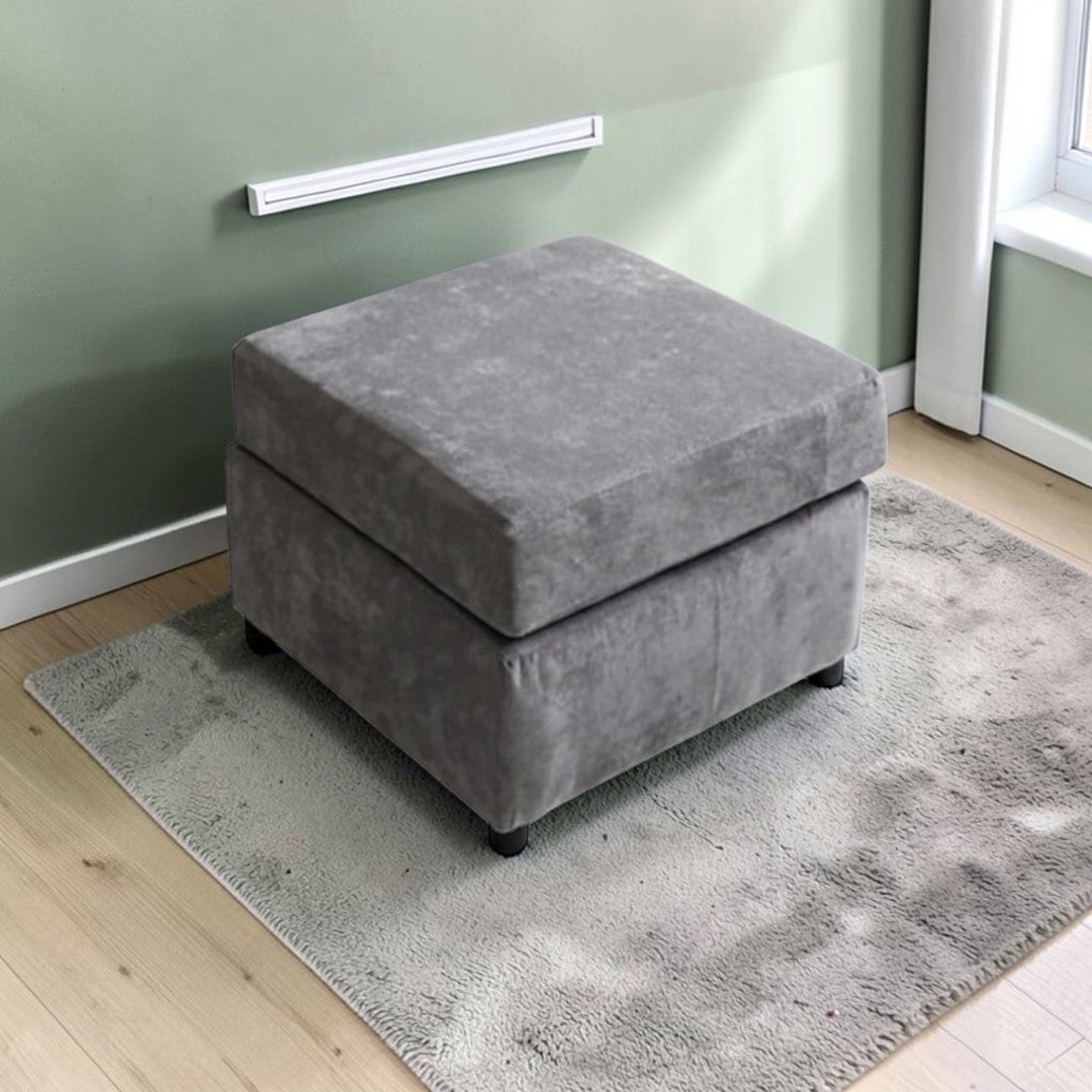Luvio Grey Footstool