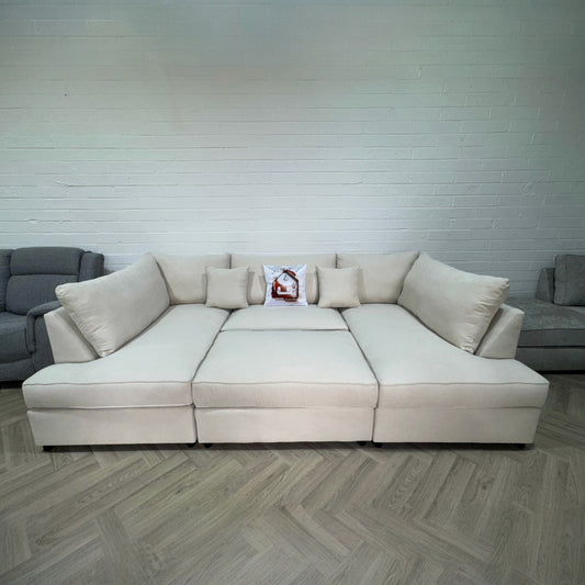 Venice U-Shape Sofa - Footstool Included