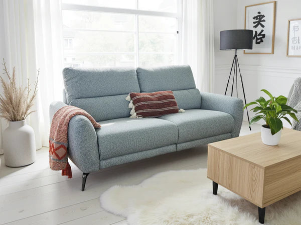 Sorrento Recliner Fabric 2 Seater - Beige