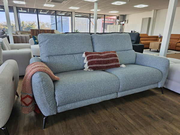 Vantor Grey Fabric Electric Recliner 3+2 Sofa Set