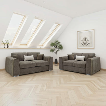 Nova Sofa Mocha 3+2 Set