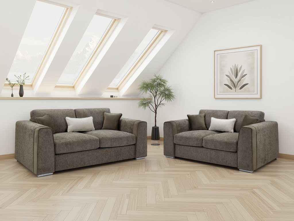 Nova Sofa Mocha 3+2 Set