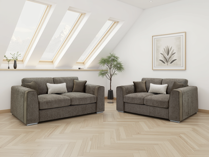 Nova Sofa Mocha 3+2 Set
