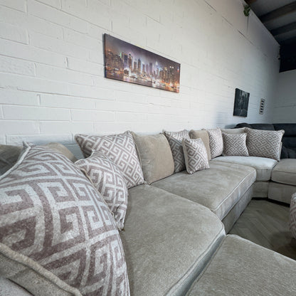 Monaco Large Beige U-Shape Sofa