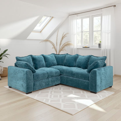 Skye Teal Corner Sofa