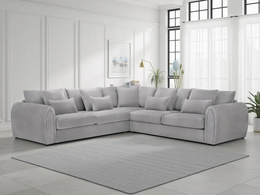 Royale Grey Large Corner Sofa