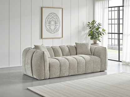 Valmont Sofa Beige 3 Seater