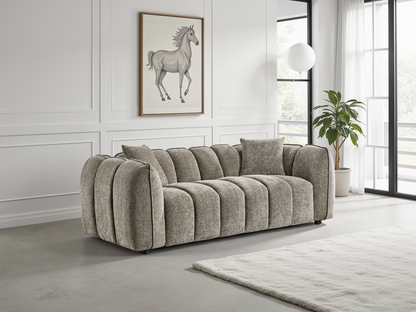 Valmont Sofa Mocha 3 Seater