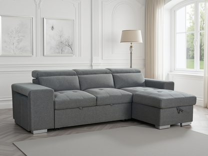 Serenity Sofabed Grey Universal Corner