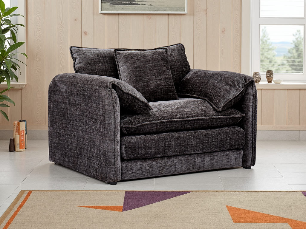 Astoria Sofa Black Armchair