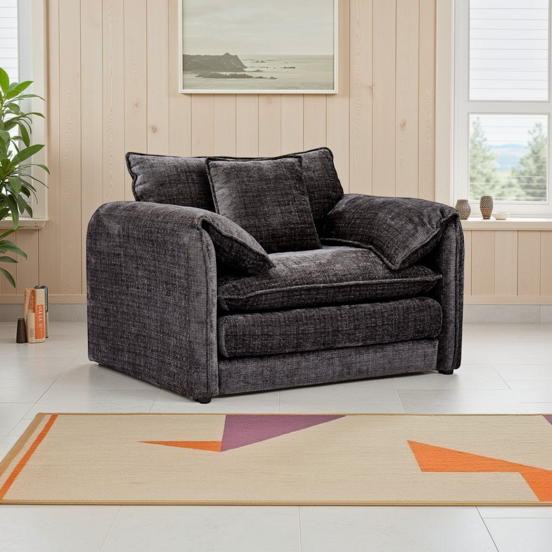 Astoria Sofa Black Armchair