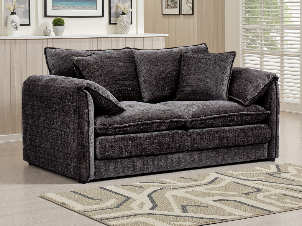 Astoria Sofa Black 2 Seater