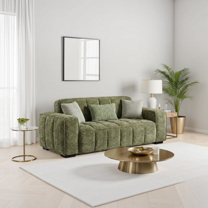 Bellmore Sofa Olive 3 Seater