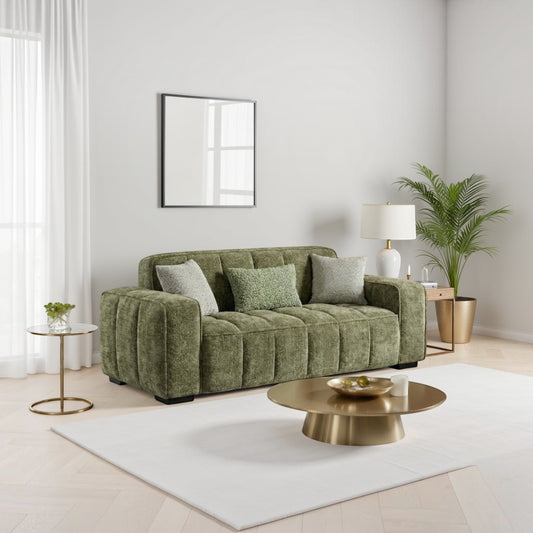 Bellmore Sofa Olive 3 Seater