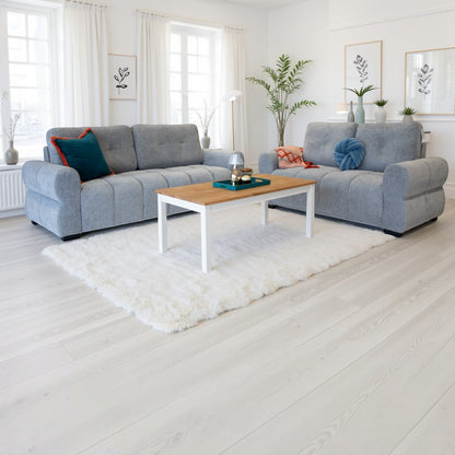 Oslo Grey Fabric 3+2 Sofa Set