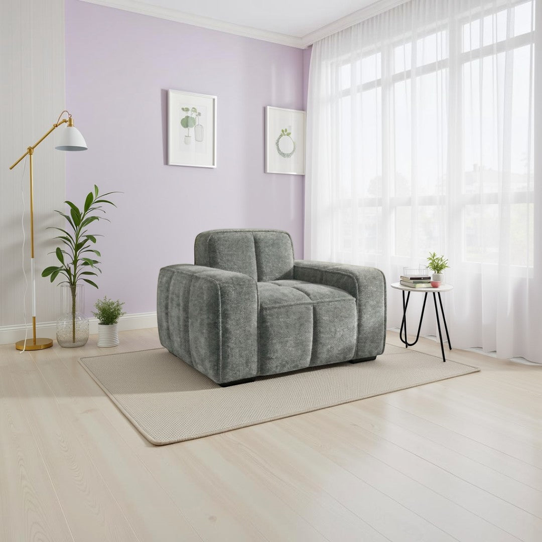 Bellmore Sofa Grey Armchair