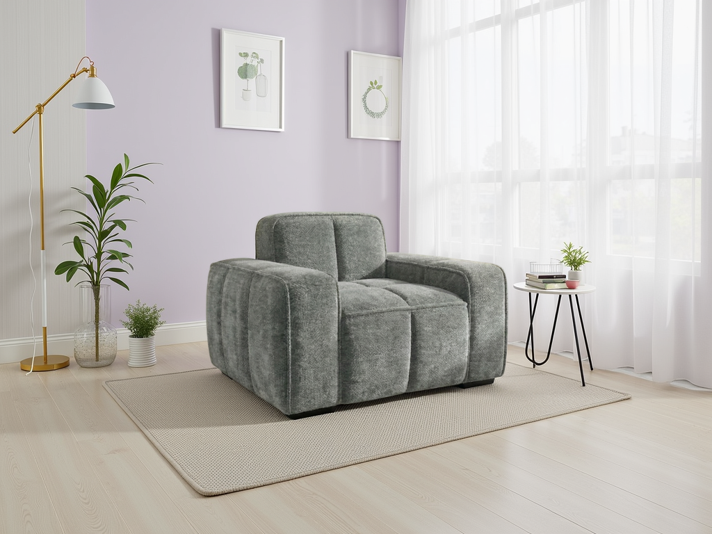 Bellmore Sofa Grey Armchair