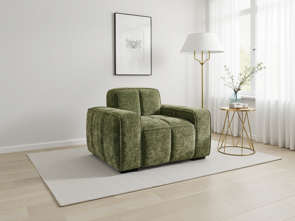 Bellmore Sofa Olive Armchair