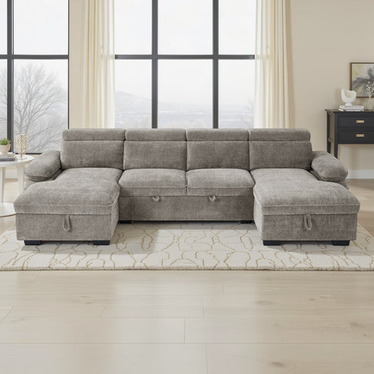 Maison Sofabed Grey U Shape Corner