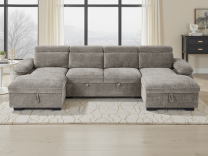 Maison Sofabed Grey U Shape Corner