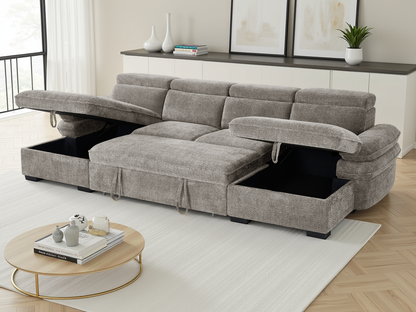 Maison Sofabed Grey U Shape Corner