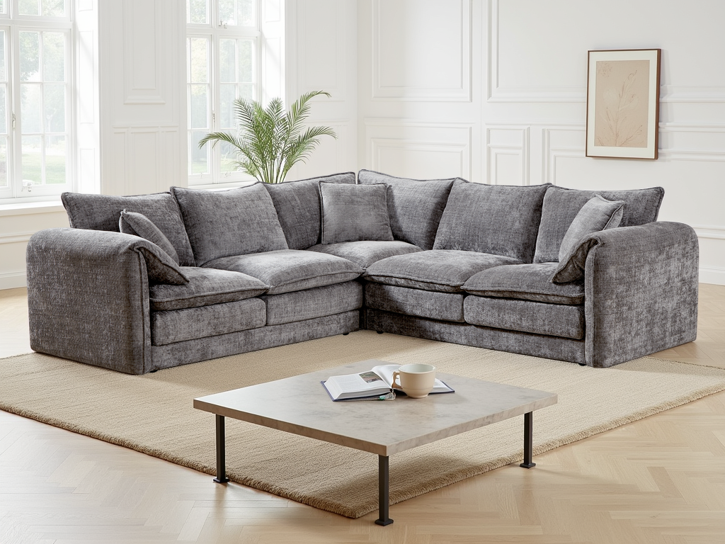 Astoria Sofa Grey Large Corner