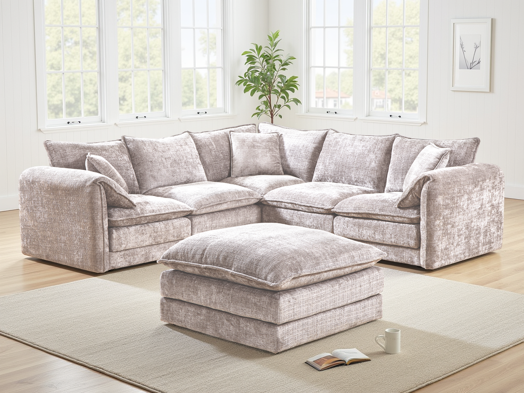 Astoria Sofa Beige Large Corner