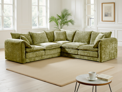 Astoria Sofa Green Large Corner