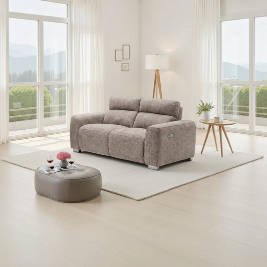 Dalton Electric Recliner Beige 2 Seater