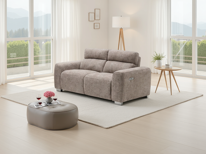 Dalton Electric Recliner Beige 2 Seater