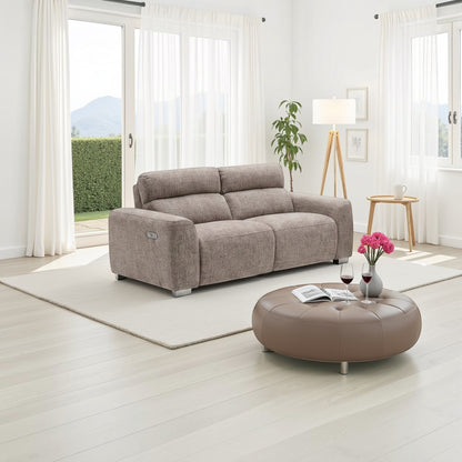 Dalton Electric Recliner Beige 3 Seater