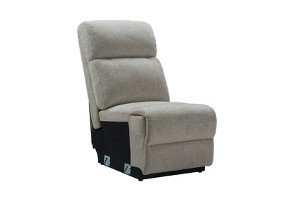 Luca Modular Power Electric Oatmeal Recliner Corner Sofa