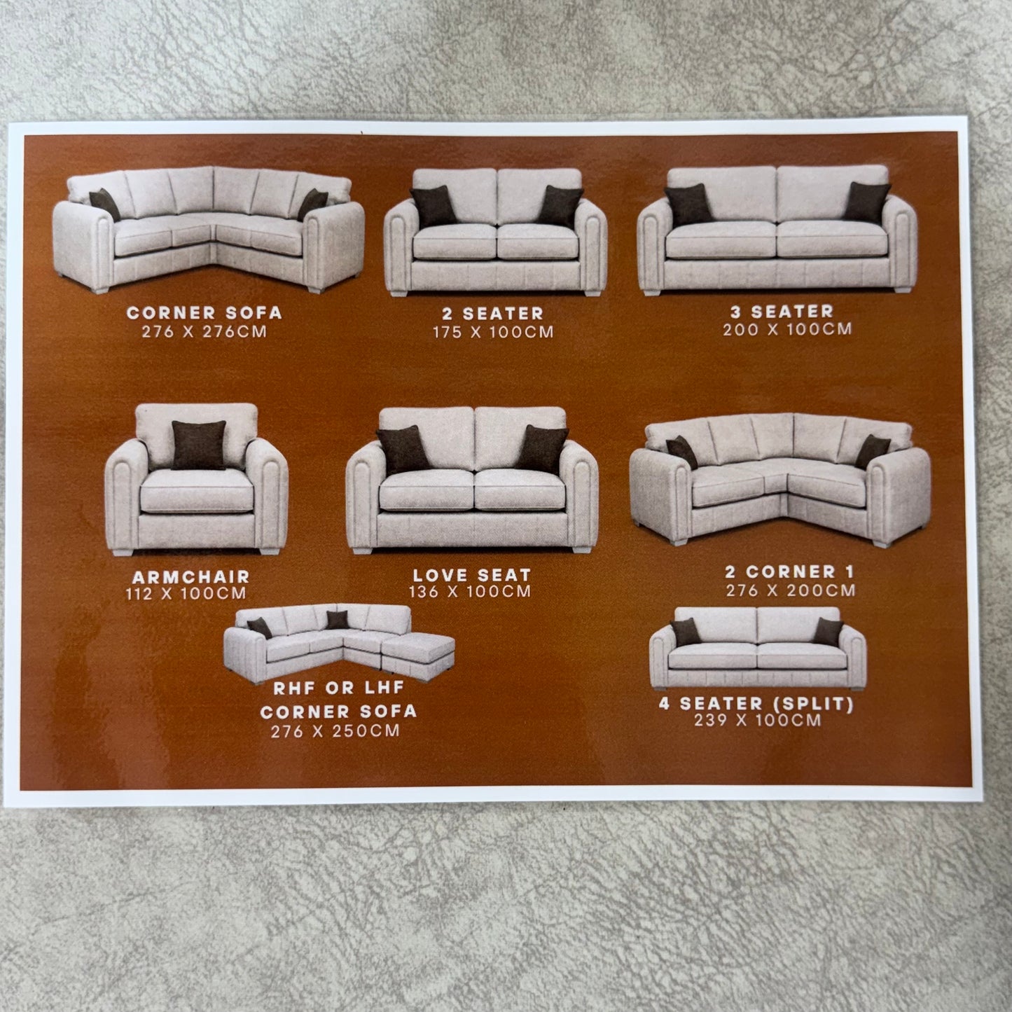 Eden Cream Suede Corner Sofa